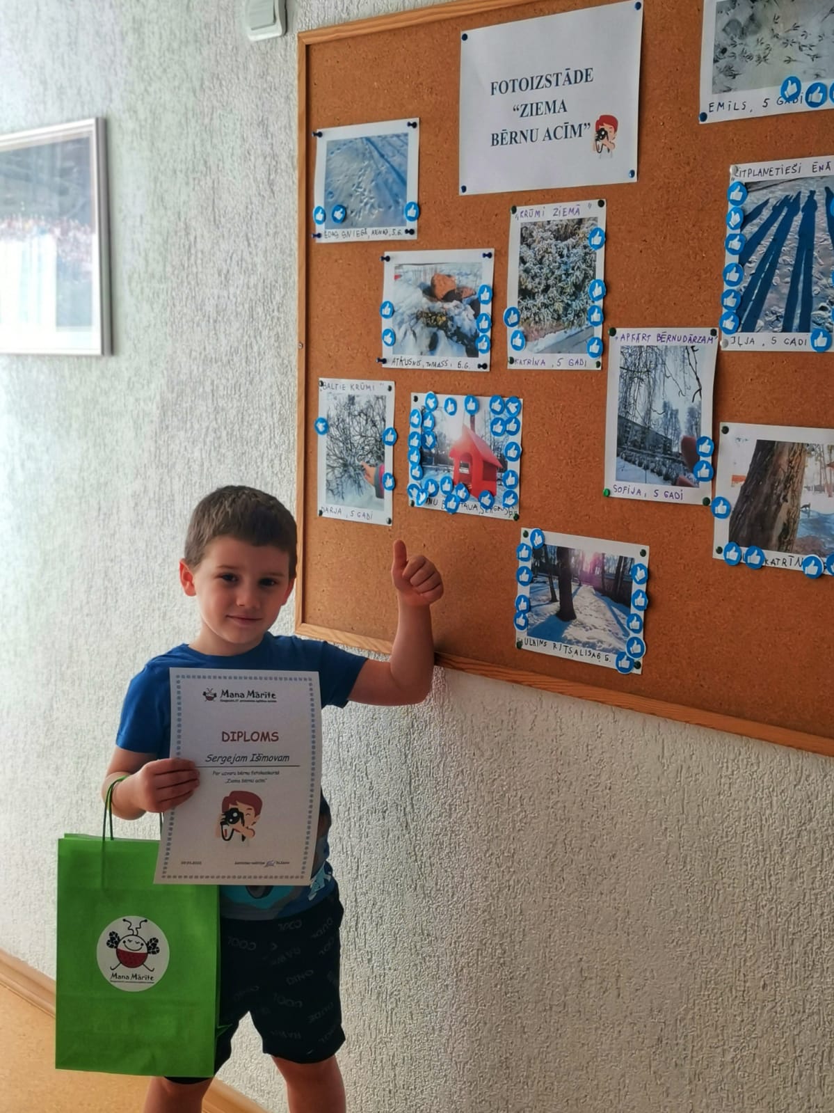 Fotokonkursa ,, Ziema bērnu acīm” uzvarētājs