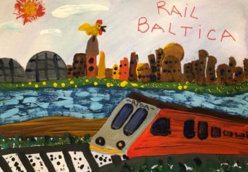 Zīmējumu konkurss “Manas nākotnes Rail Baltica vilciens Rīgā”