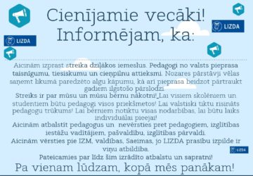 Informācija vecākiem!
