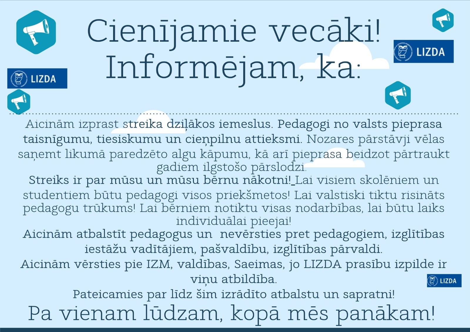 Informācija vecākiem!