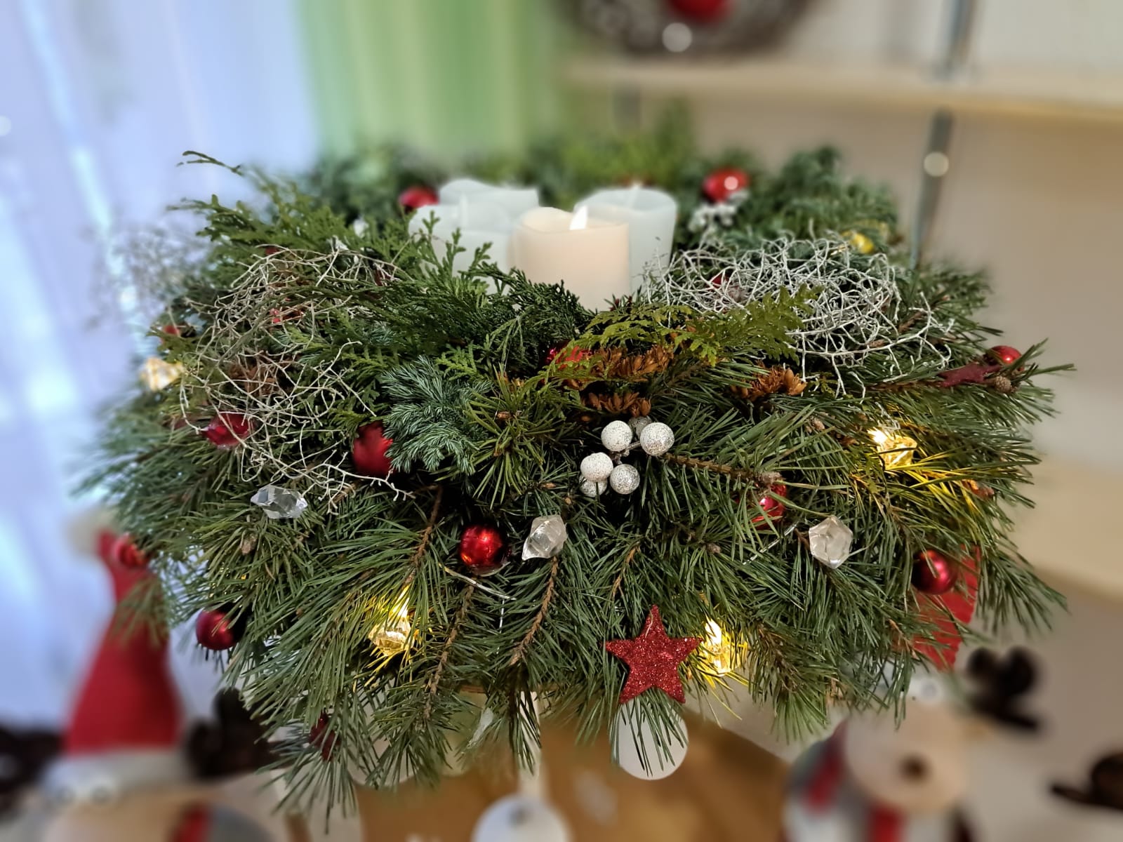 Sirds siltuma piepildīts Adventes laiks