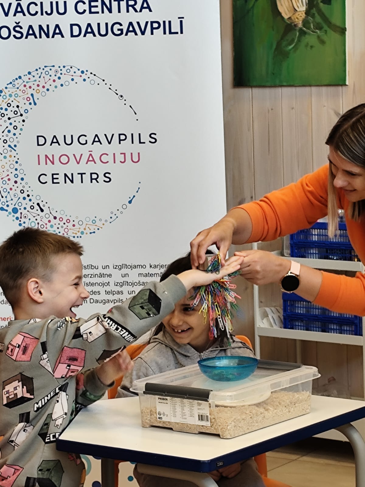 Pirmsskolnieku aizraujošais piedzīvojums Daugavpils Inovāciju centrā