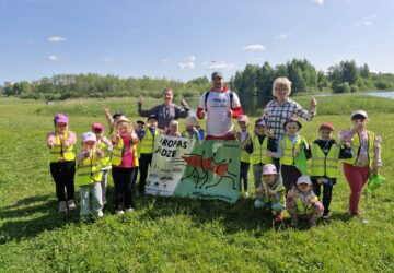 Pirmsskolnieki piedalās Eiropas jūdzē
