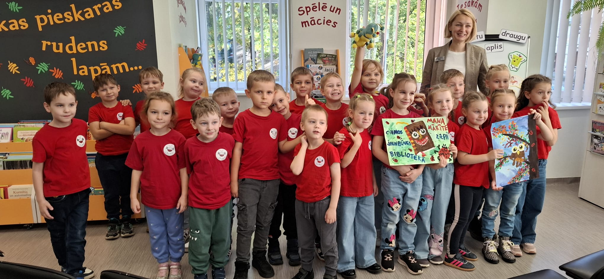 Grāmatiņu rīts “Maziem solīšiem lielajā grāmatu pasaulē”