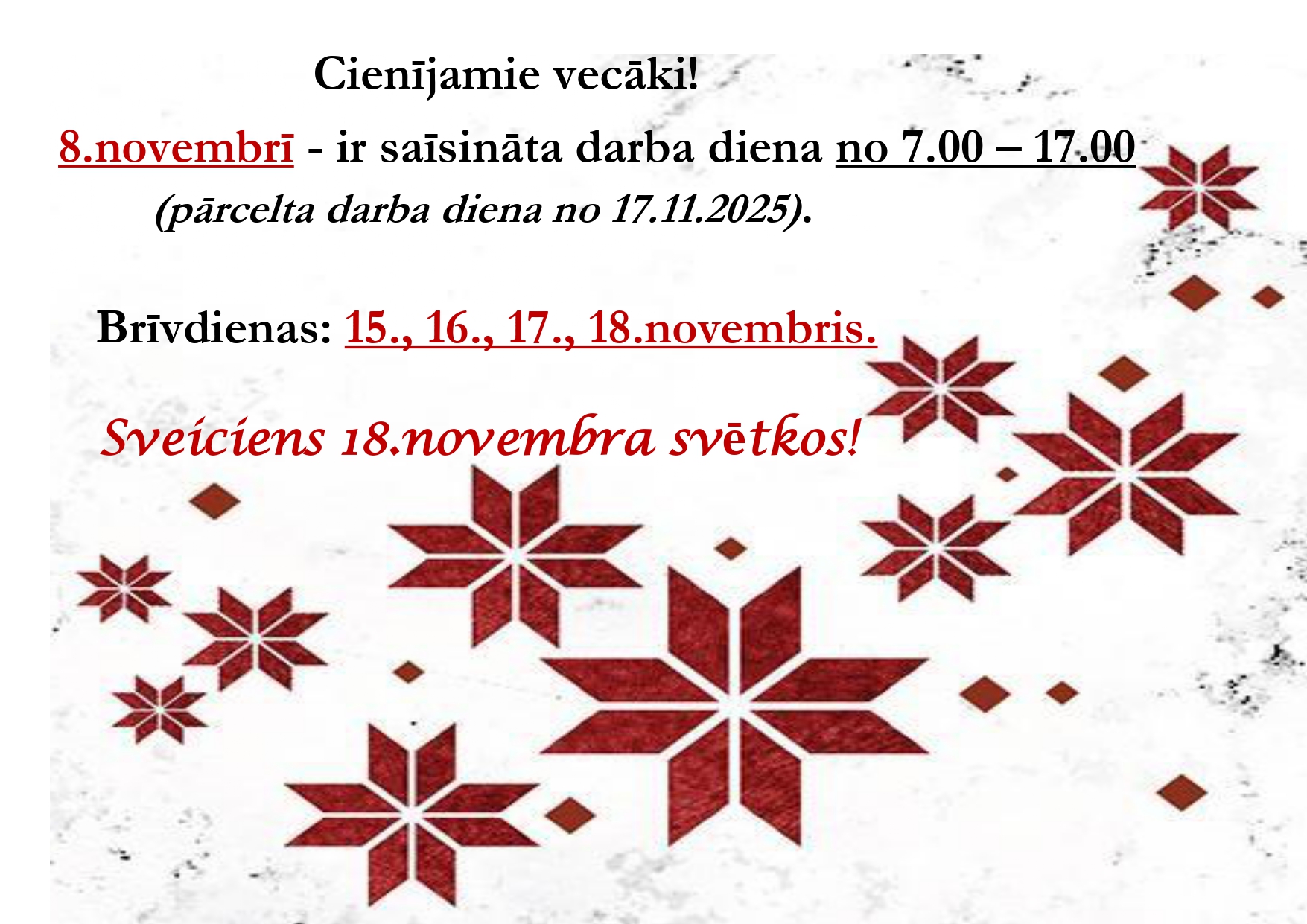 Informācija vecākiem