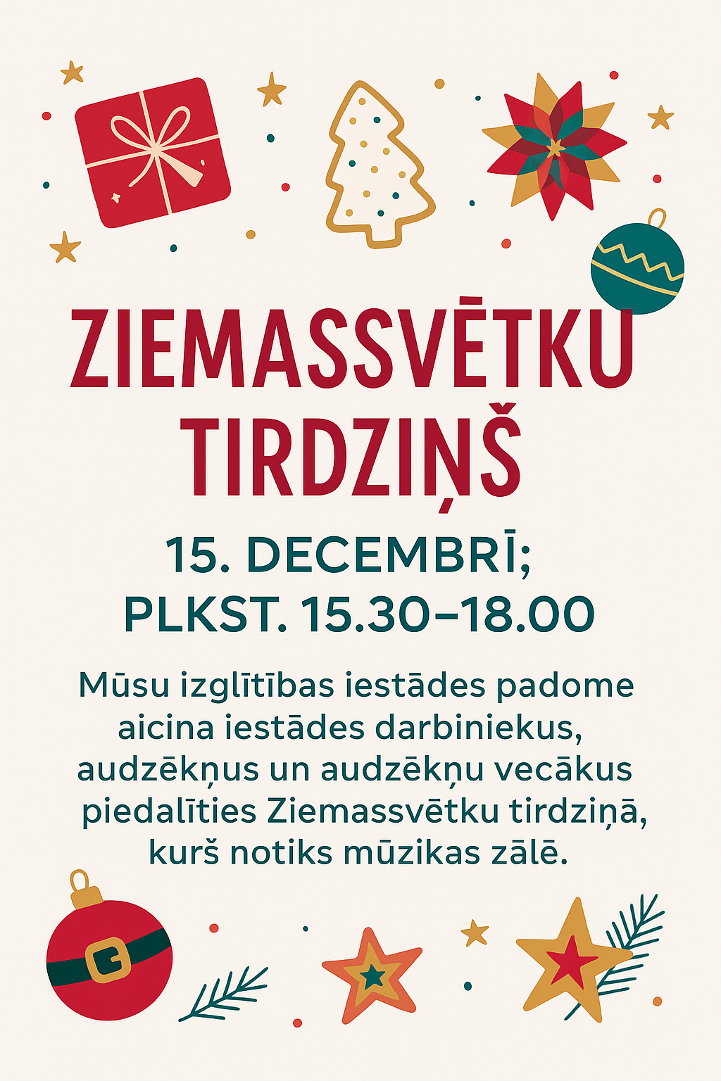 Ziemassvētku noskaņas: tuvojas tirdziņš