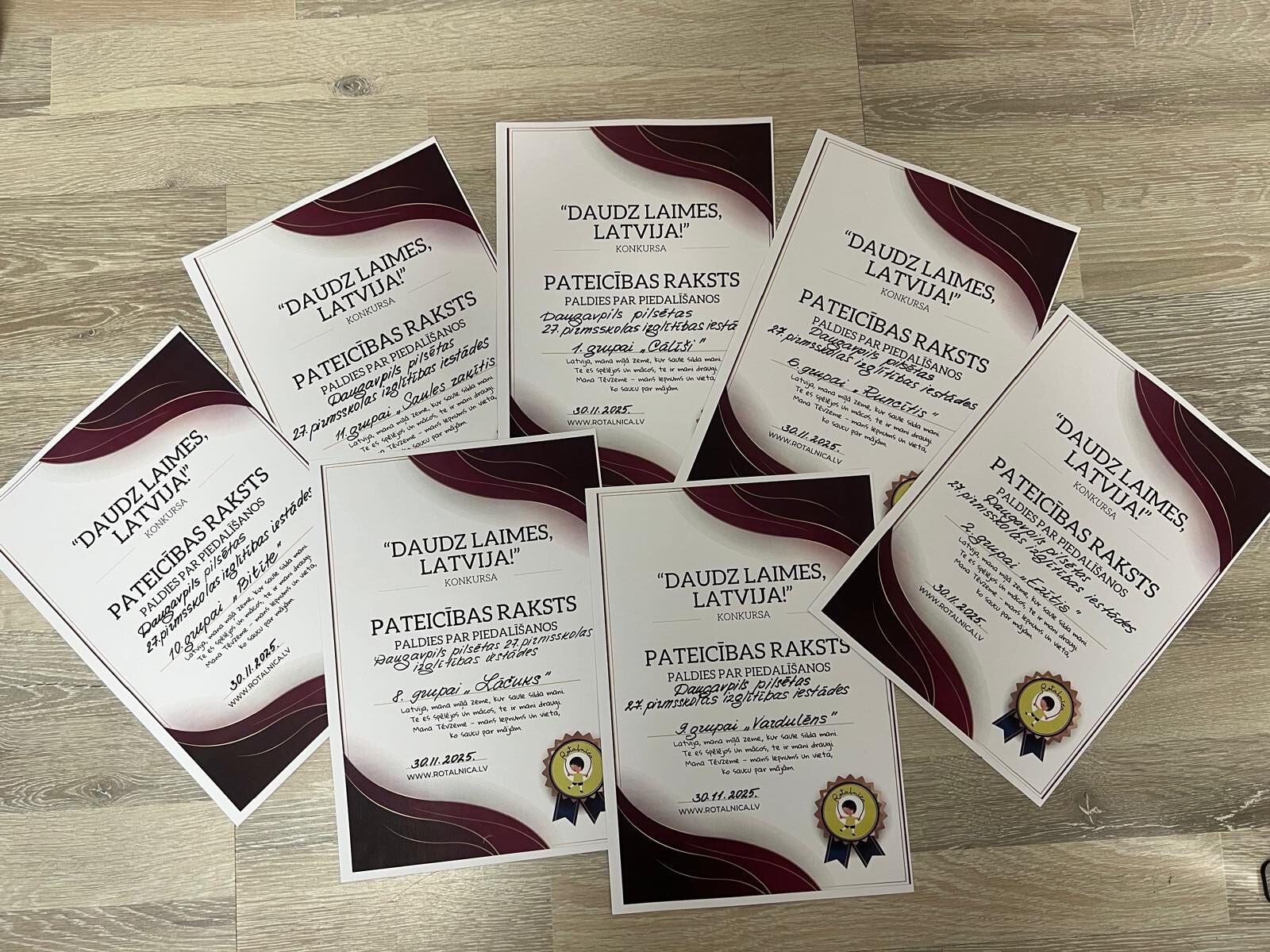 Zīmējumu konkursa “Daudz laimes, Latvija!” rezultāti