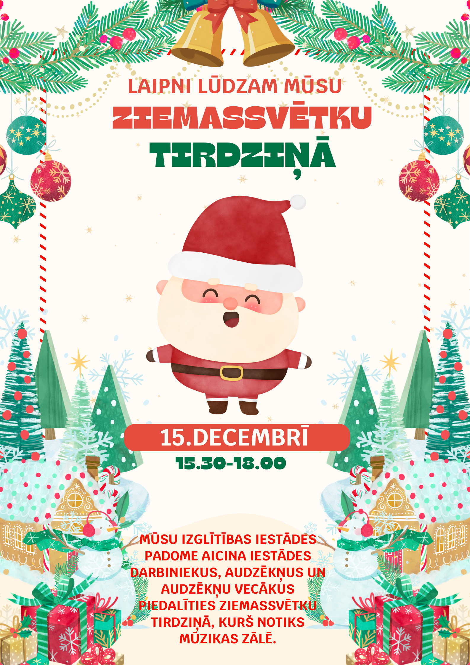 Ziemassvētku noskaņas: tuvojas tirdziņš