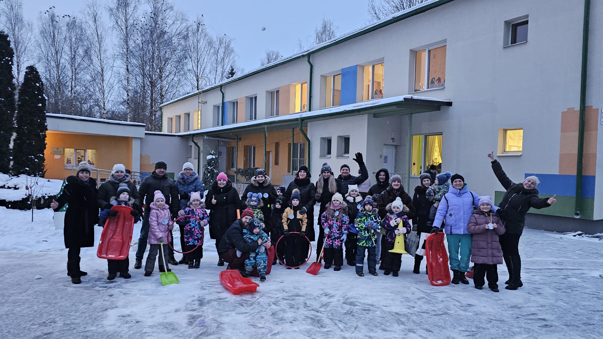 Sniega dienas piedzīvojumi. Prieks, kustība un kopā būšana!
