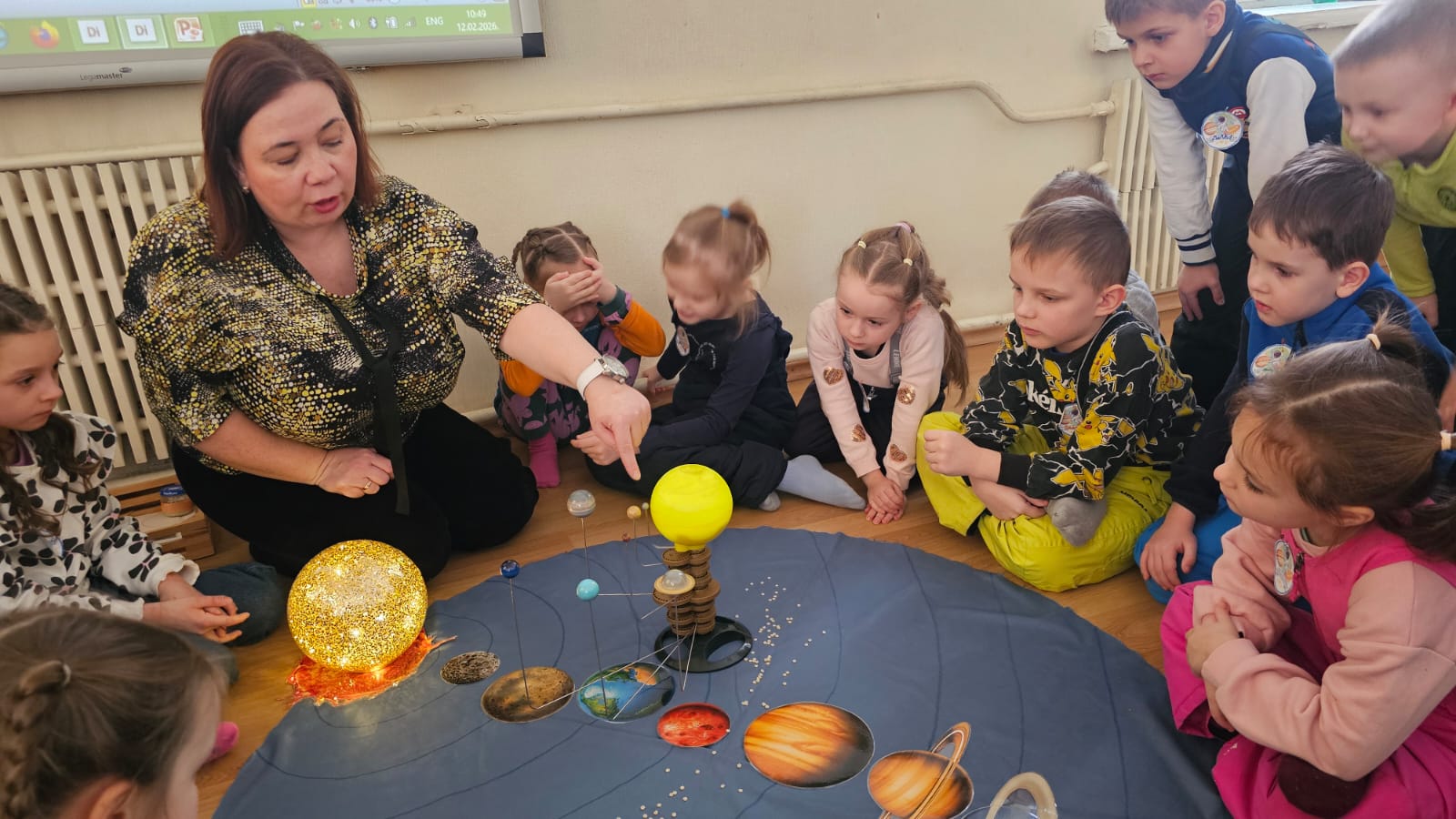 ESF Plus projekta norise “Jaunie Pētnieki. Zvaigžņotas debess noslēpumi”