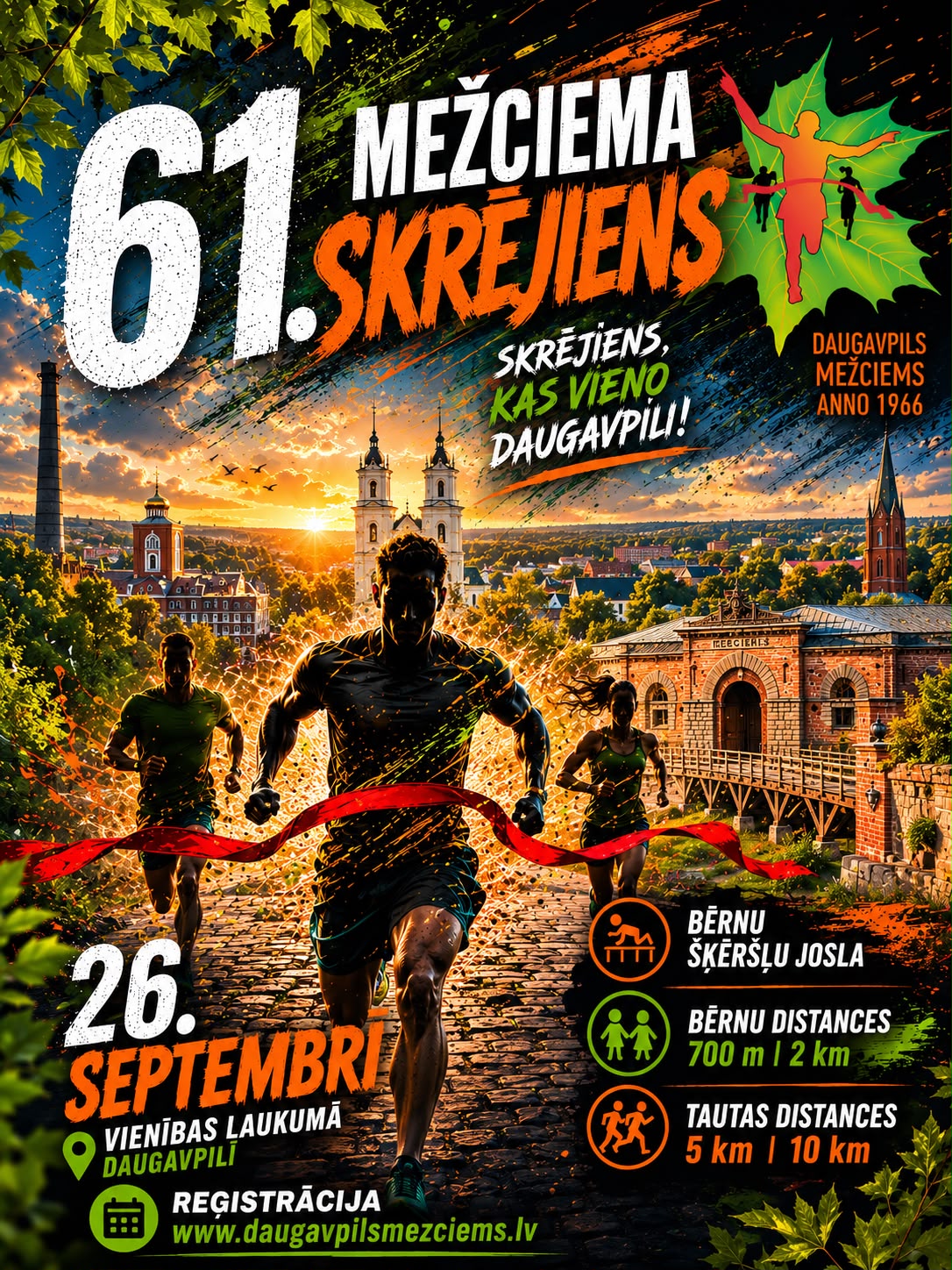 AICINĀM JŪS UZ 61.MEŽCIEMA SKRĒJIENU!