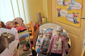 Atklātā nodarbība “Ceļojums uz lauku sētu”. 8.grupa “Lāčuks” 11