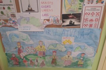 Integrētā  rotaļnodarbība temata “Mana Latvija” ietvaros, 9.grupa “Vardulēns” 44