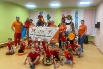 Latvijas Veselības sporta nedēļa 2025. Rīta rosme ar vecākiem. 26