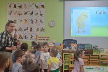 Atklātā nodarbība “Lauku sētas mājdzīvnieki un mājputni” 11.grupa “Saules zaķītis” 9