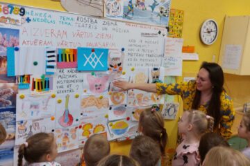 Atklātā nodarbība “Meteņi”, 5.grupa “Spārīte” 19