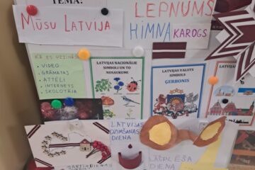 Integrētā  rotaļnodarbība temata “Mana Latvija” ietvaros, 9.grupa “Vardulēns” 45
