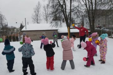 Sniega diena un ziemas prieki. 11.grupa “Saules zaķītis” 14