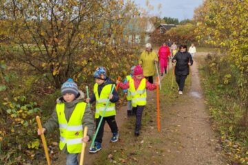 Latvijas Vesleības sporta nedēļa 2025. Nūjošana kopā ar vecākiem. 7