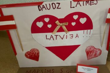 Bērnu un vecāku radošo darbu izstāde “Latvija, mēs tevi mīlam!” 8