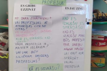 Atklāta nbodarbība “Profesiju pasaulē”. 9.grupa “Vardulēns” 16