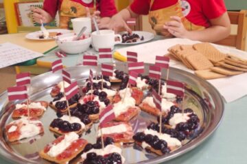 Integrētā  rotaļnodarbība temata “Mana Latvija” ietvaros, 9.grupa “Vardulēns” 6