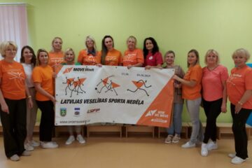 Latvijas veselības sporta nedēļa 2025. Aktīvā pauze darbā vietā. 1