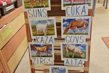 Atklātā nodarbība “Ceļojums uz lauku sētu”. 8.grupa “Lāčuks” 22