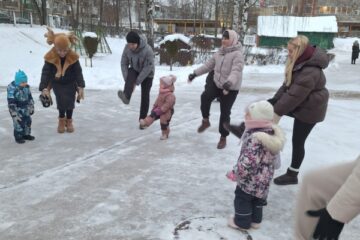 Sniega diena kopā ar bērnu vecākiem 13