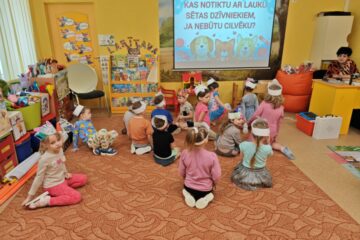 Atklātā nodarbība “Ceļojums uz lauku sētu”. 8.grupa “Lāčuks” 30