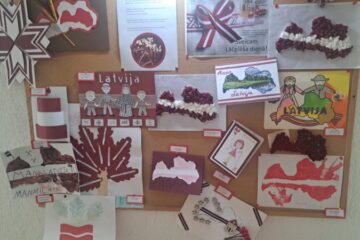 Bērnu un vecāku radošo darbu izstāde “Latvija, mēs tevi mīlam!” 10