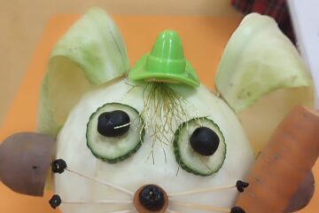 Bērnu un vecāku radošo darbu izstāde “Dārzeņu pārvertības” 4