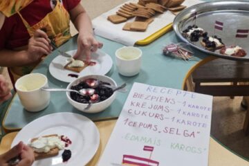 Integrētā  rotaļnodarbība temata “Mana Latvija” ietvaros, 9.grupa “Vardulēns” 9